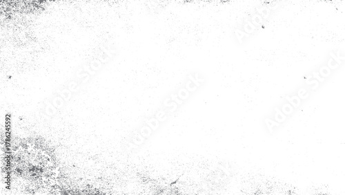 Overlay for interesting effect and depth. Isolated on white background. Grunge background black and white. 