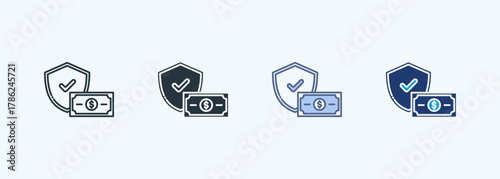 Secure Payment Multiple Style Icon Collection