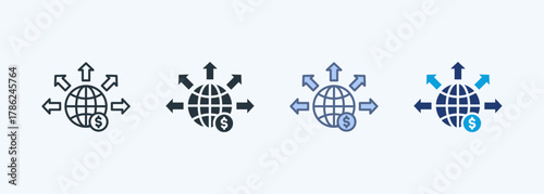 World Financial Multiple Style Icon Collection