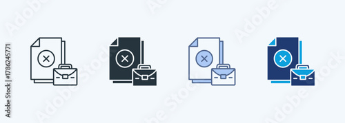 No Job Multiple Style Icon Collection