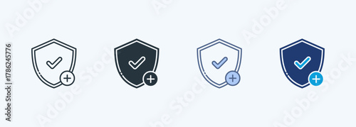 Insurance Multiple Style Icon Collection