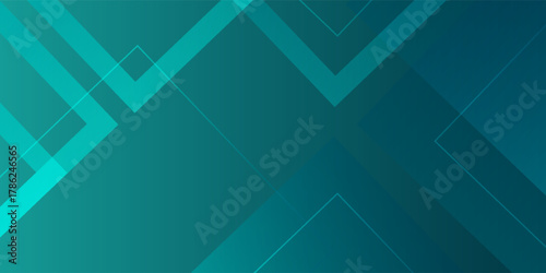 Abstract dark green geometric shape background. Dynamic shapes composition. Fit for presentation design. wallpapers, brochure, posters