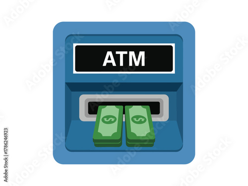 An automated teller machine dispenses cash to users for easy access to money.