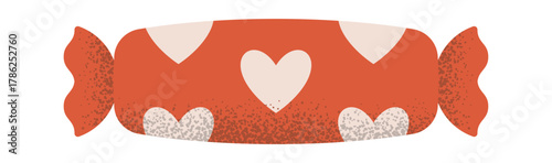 Wrapped candy Valentines day sweets