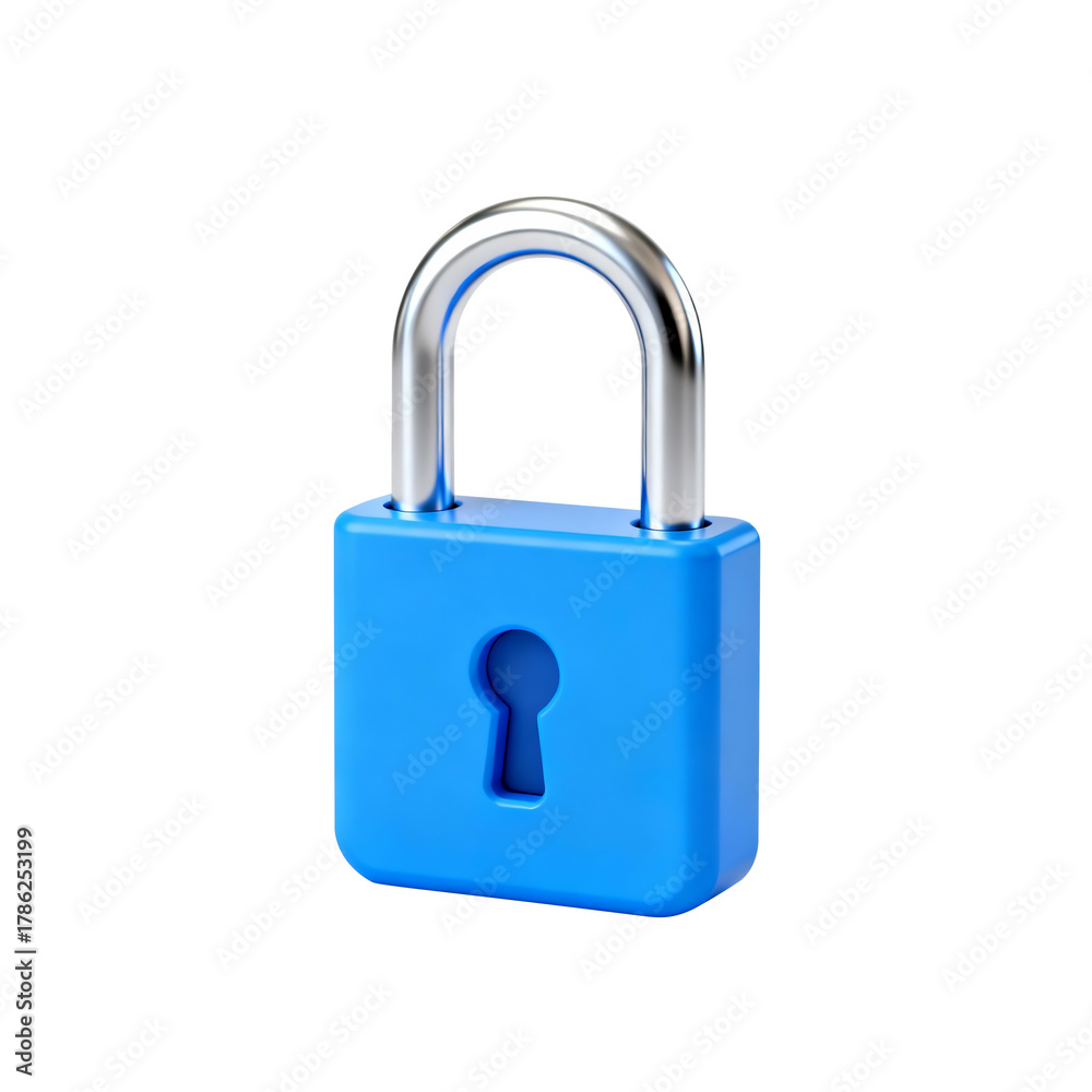 Naklejka premium lock with key