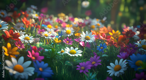 Fototapeta Naklejka Na Ścianę i Meble -  flowers in the garden