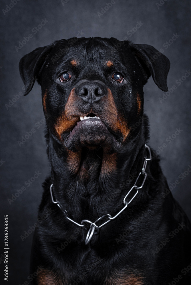 Obraz premium portrait of the rottweiler dog