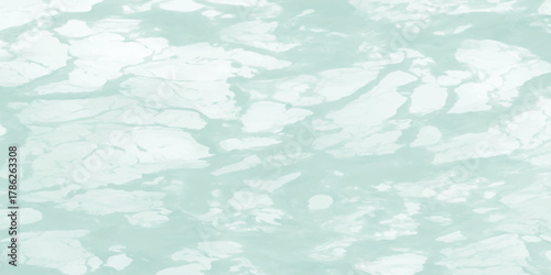 Abstract pale green and white texture resembling ethereal clouds isolated on white background