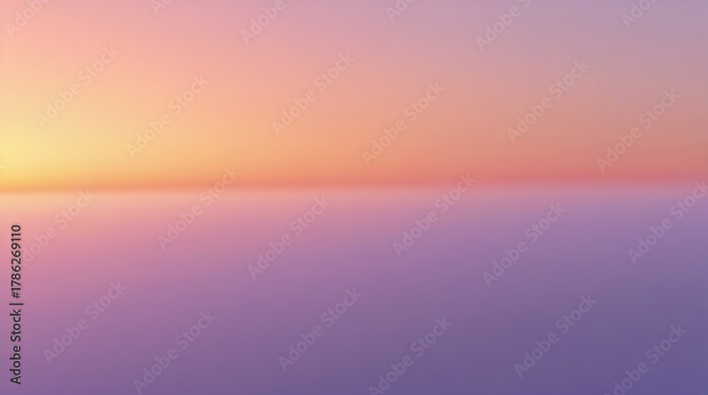 Fototapeta premium Soft Gradient Background in Ethereal Lavender, Pink, and Golden Hues
