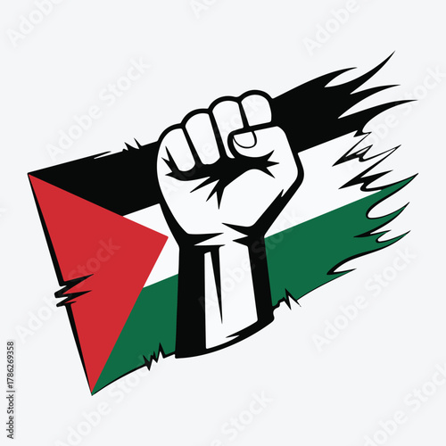 Palestinian Fist of Freedom - Symbol of Resistance