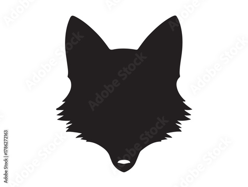 wolf head vector