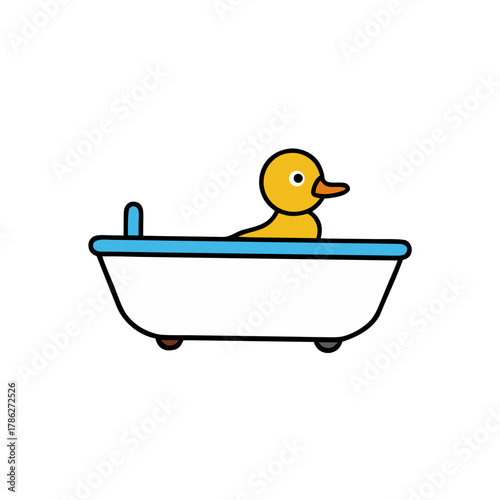 rubber duck in bath