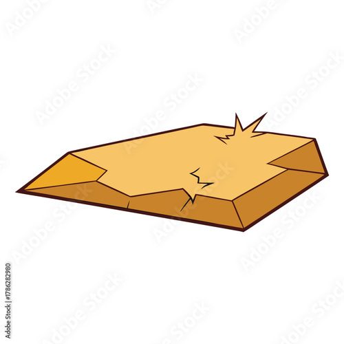 Deep jagged cracks rip through dry ground, splitting the earth like shattered glass. Dust rises from the broken surface, revealing nature’s power, drought scars, and shifting land beneath.