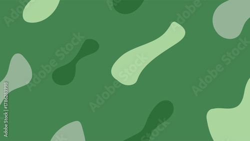Abstract green background with footprints and steps vector illustration symbol design