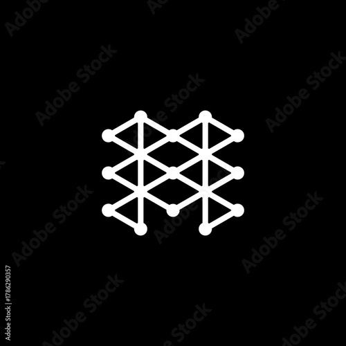 christmas snowflake on black background