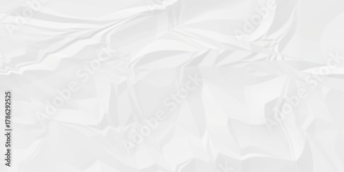 white paper rough obsolete wrinkle cardboard crumpled satin fabric ripped cloth decoration background	
