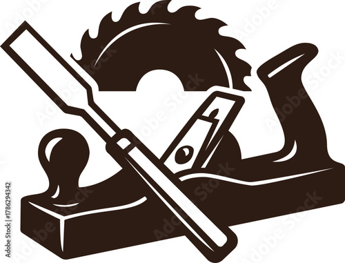 Simple and elegant logo for a carpentry