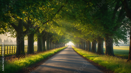 Fototapeta Naklejka Na Ścianę i Meble -  sunset in the park
