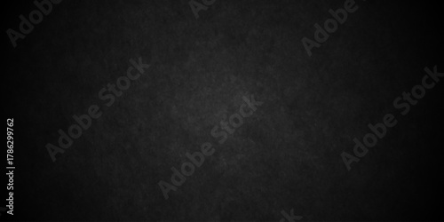Dark black old wall paper grunge background. black blackboard and chalkboard texture. Dark black concrete wall texture element vintage grunge charcoal paint rough, distress backdrop background.	