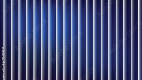 Abstract blue vertical lines background with light effect