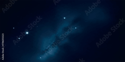 Deep space nebula with stars a cosmic cloudscape ideal for astronomy and science backgrounds