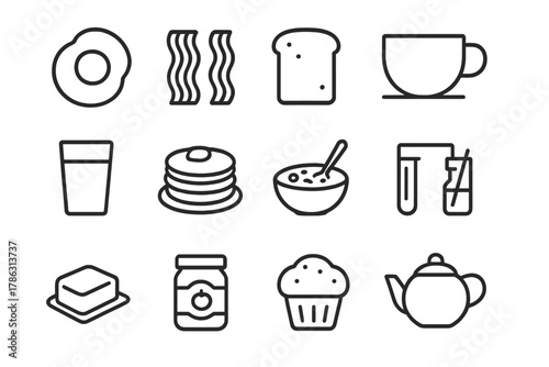 Periodic lecture experiment test breakfast vector teacher icon science setup biology paper