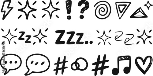 Hand-Drawn Doodle Symbols