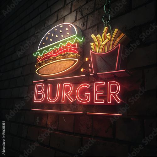 restaurant neon sign