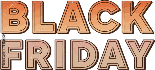 Black friday text effect