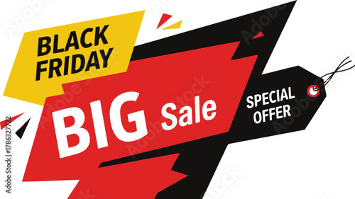 Black friday big sale special offer for promotion
