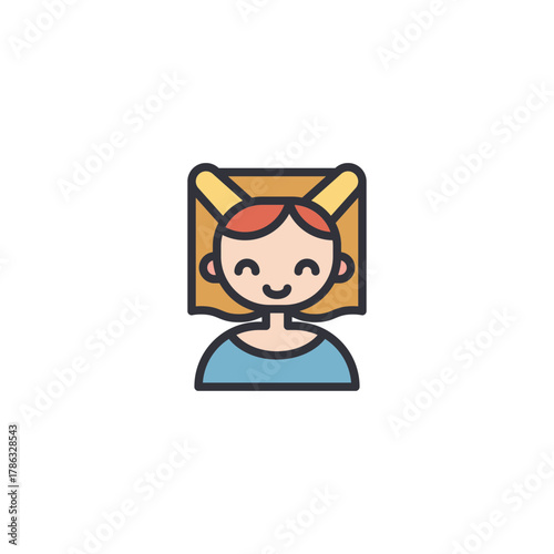 Cartoon king with crown, smiling, medieval fantasy character, royal leader illustration.