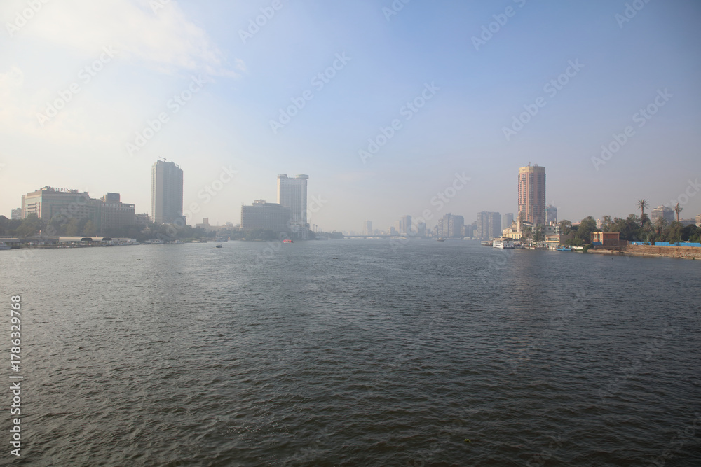Naklejka premium General View of the Nile
