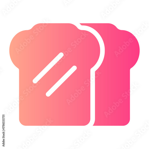 bread gradient icon