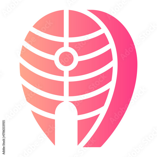 salmon gradient icon