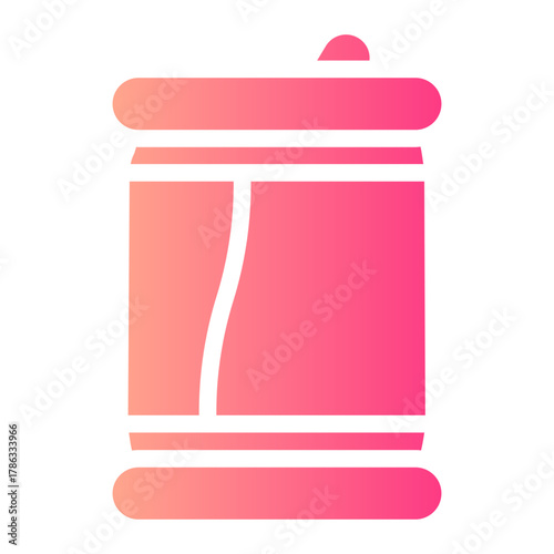 Soft drink gradient icon