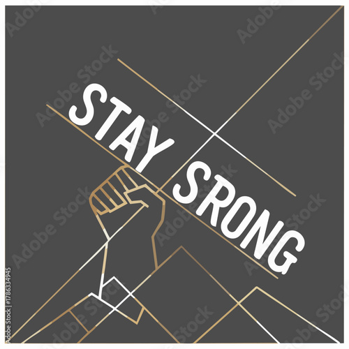 Keep moving forward motivational graphic with running silhouette and arrow