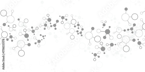 Scientific molecular structure network design for research and technology background