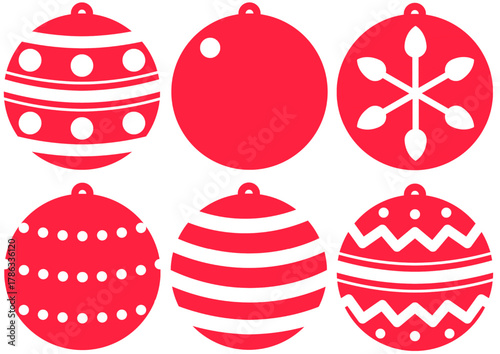 크리스마스 성탄절 겨울 크리스마스트리 크리스마스 오너먼트 크리스마스 구슬 트리구슬 크리스미스트리장식 데코 겨울데코 크리스마스데코 장식 이벤트 축하 기념일 12월 25일 일러스트