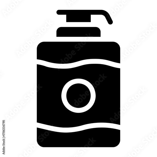 body lotion glyph icon