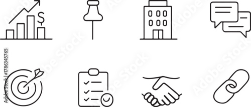 Industrial Safety, Occupational Health, and Protection Line Icons Set