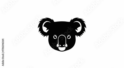 Animal Logo Vector Set, Wildlife Mascot Silhouette, Animal Head Illustration Design
