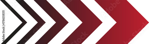 “Abstract red gradient arrow design showing forward motion and progress. Modern direction concept with sleek minimal style. Perfect for business, speed, or technology themes.”