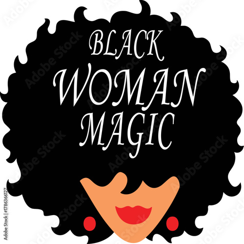 Black Girl Magic SVG, Afro woman SVG, Black Lives matter SVG
