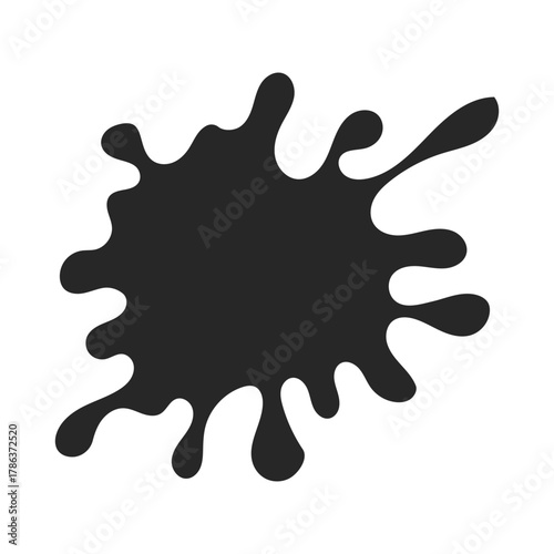 paint blot vector flat icon