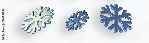 blue snowflakes.  abstract background with snowflakes