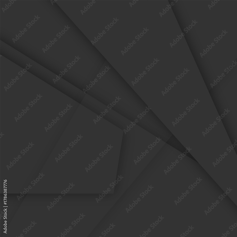 Fototapeta premium Dynamic White and grey geometric abstract background with tech lines