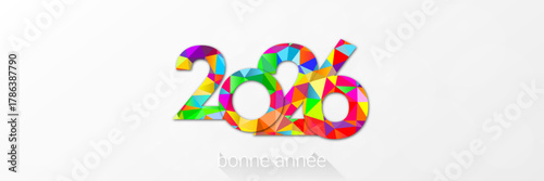 Joyeux Noël 2026 - vecteur pour affiche bannière salutation et célébration dde Noël 2026.