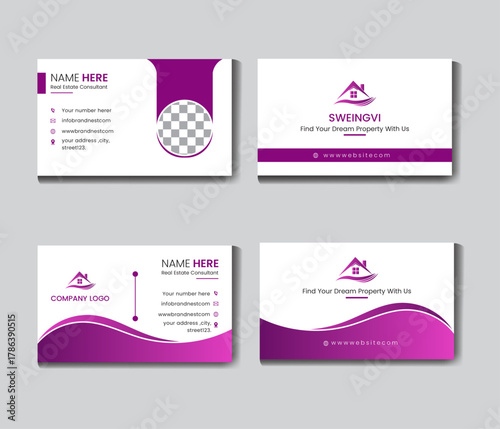 Real Estate Agent Business Card Template