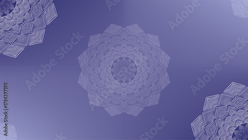 Mandala Background - Gradient round mandala .Hand Made design by vishal Singh. Christmas Fest