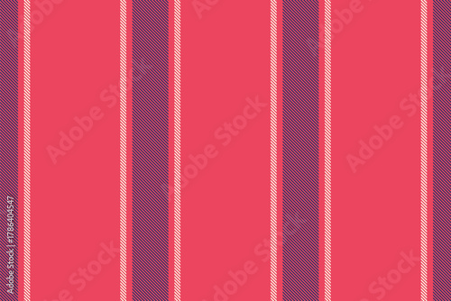 Vibrant striped background in bold pink and deep purple hues. A classic, versatile design evokes order and rhythm. Ideal for fashion, textiles, or graphic projects.